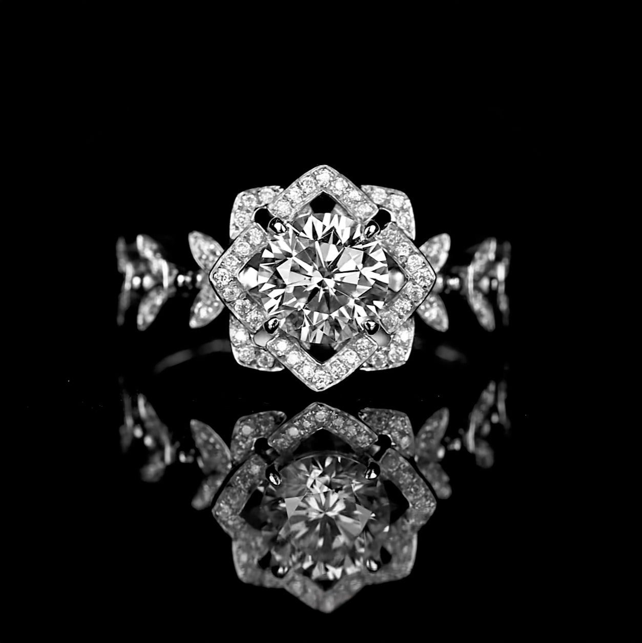 Bay Laurel Engagement Ring