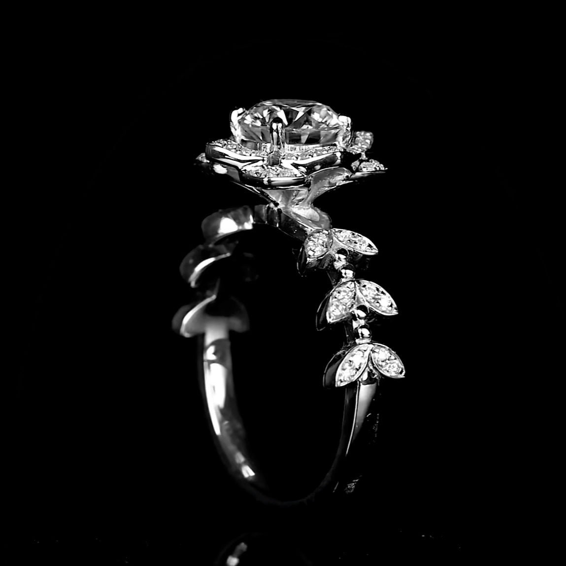 Bay Laurel Engagement Ring