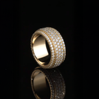 18K Rotating Pavé Diamond Men's Ring