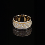 18K Rotating Pavé Diamond Men's Ring