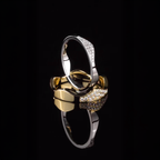 18K Wave Inspired Wedding Bands