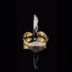 18K Wave Inspired Wedding Bands